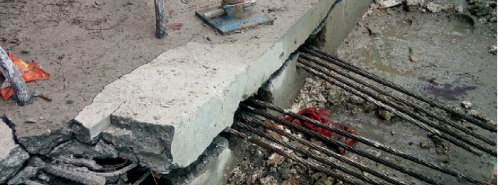 Cracked foundation and pt cables